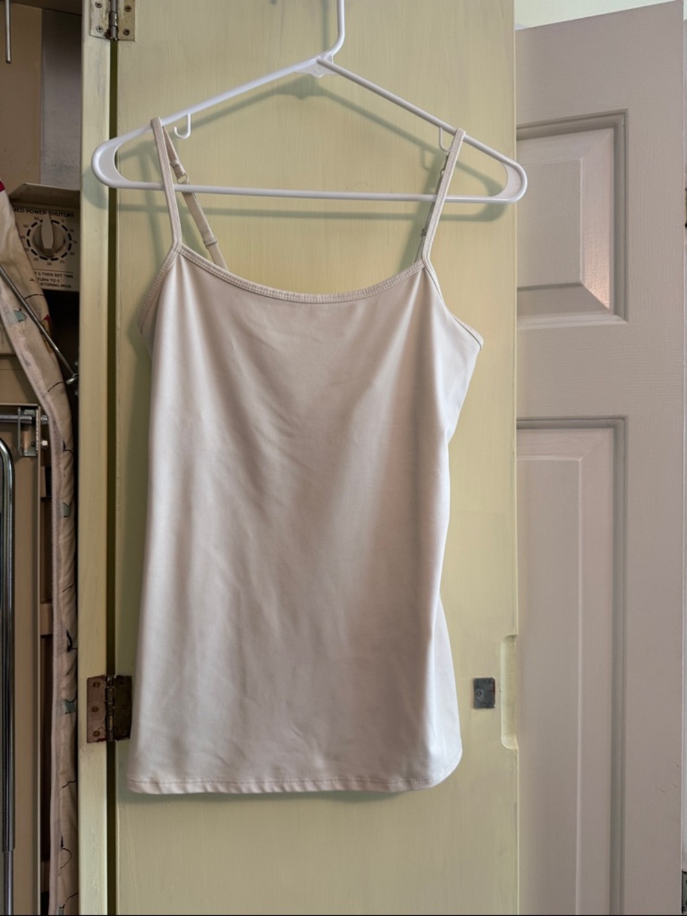New York & Company Cream Bra top Slim Spaghetti-Strap Cami